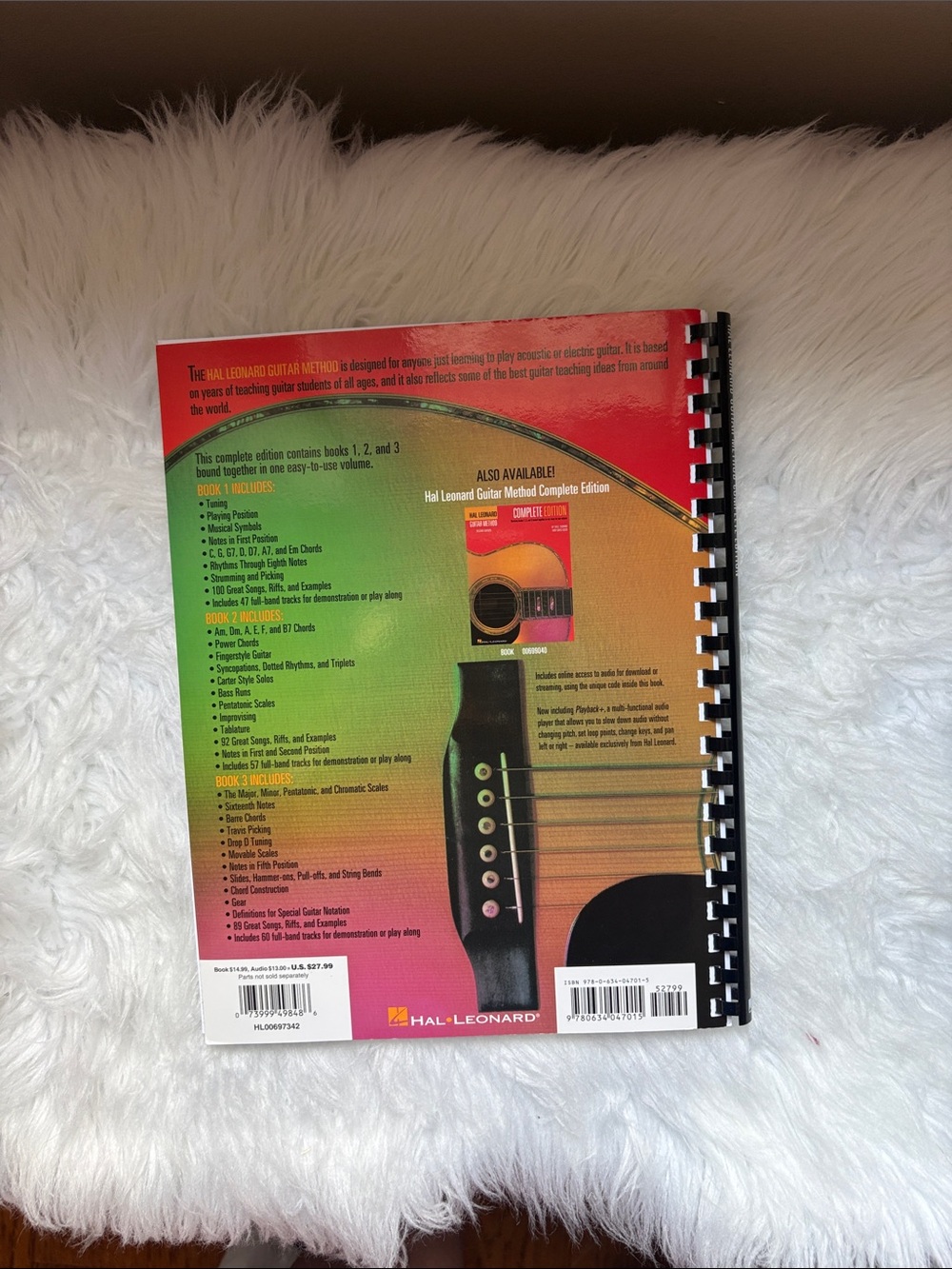 Hal Leonard Complete Guitar Method Volumes 1,2,3 with Audio Access. 12New Picks - Picture 11 of 11